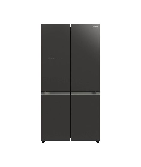 Hitachi 4 Door French Bottom Freezer Refrigerator 20 Cu Ft Glass Mauve Gray (R-WB640VF)