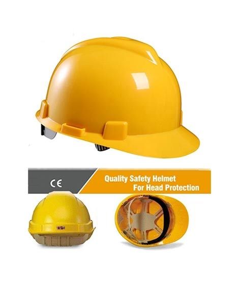 Rajpal Construction Labor Safety Helmet Yellow