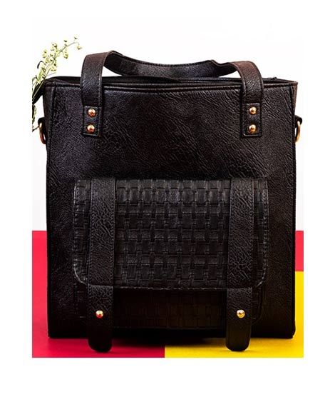 Rangoon Messenger Bag For Women Black