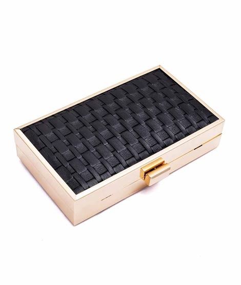 Rangoon Minaudiere Clutch Bag For Women Black