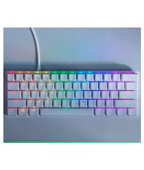 iShopping - Razer Huntsman Mini Gaming Keyboard Clicky Optical Purple Switch - Mercury