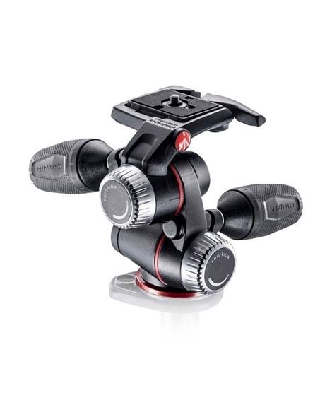 Manfrotto X-PRO 3-Way Tripod Head With retractable levers Black (MHXPRO-3W)