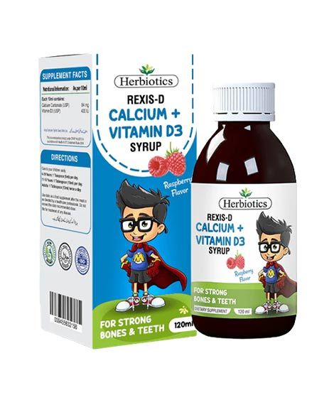 iShopping - Herbiotics Rexis-D Calcium+ Vitamin D3 Syrup 120ml