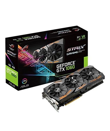 iShopping - Asus ROG GeForce GTX 1060 6GB Gaming Graphic Card (ROG-STRIX-GTX1060-O6G-GAMING)