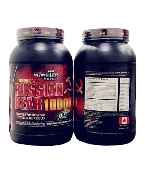 Russian Bear Xtreme Weight Gainer Protein Powder 4lbs