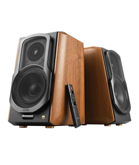 iShopping - Edifier Bookshelf Speaker - Brown (S1000MKII)