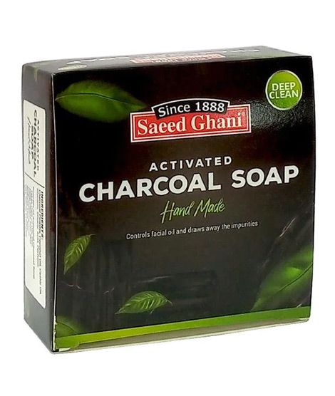 iShopping - Saeed Ghani Charcoal Deep Cleansing Handmade Soap 100gm