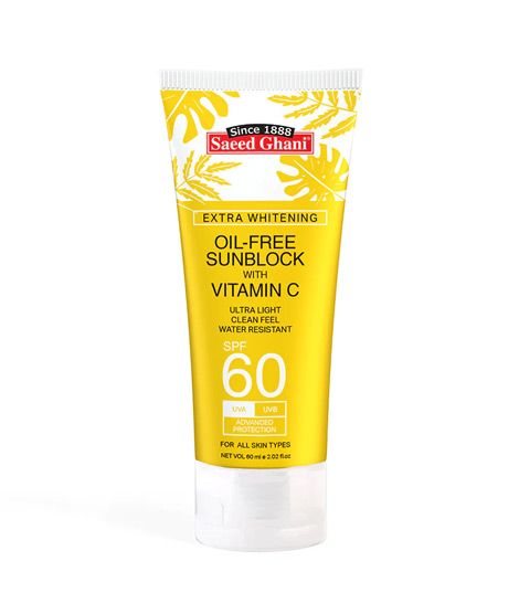 iShopping - Saeed Ghani Oil Free Sunblock with C Vitamin 60ml