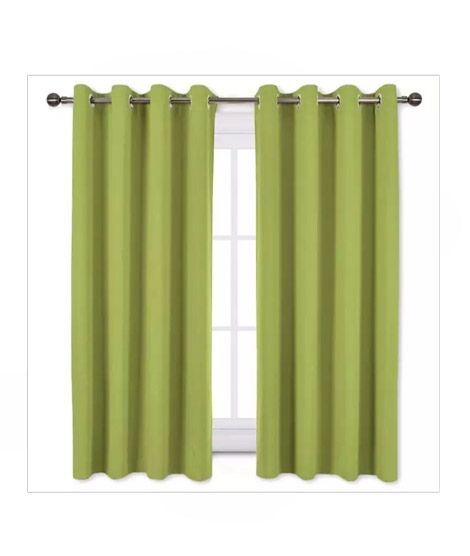 Sajid Zaib Velvet Jacquard Curtains 2 Pcs Green