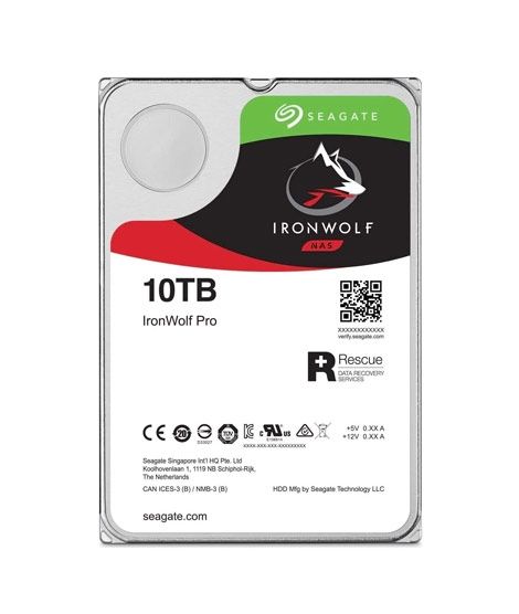 Seagate IronWolf 10TB SATA Internal Hard Drive (ST10000VN0008)