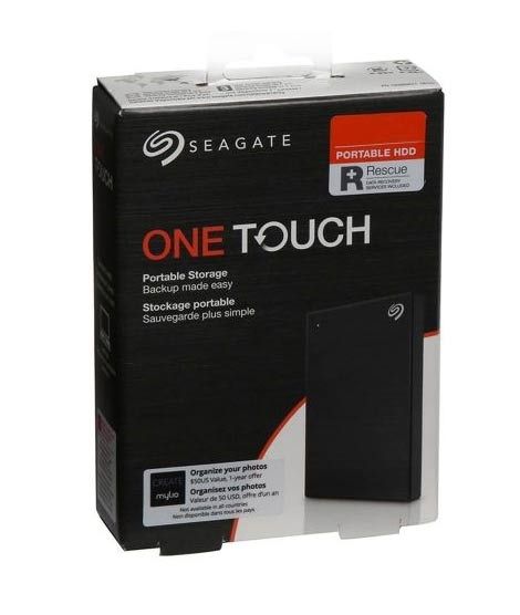 iShopping - Seagate One Touch 4TB External HDD Black