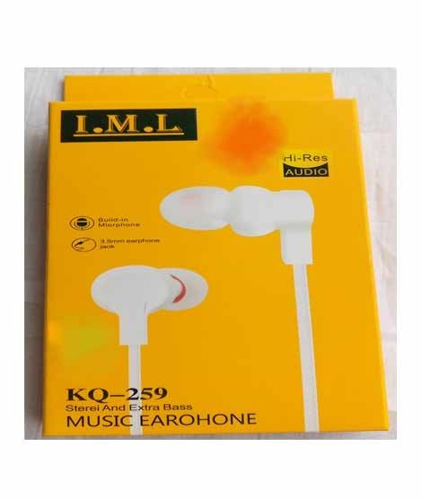 iShopping - Shaheer Garments In Ear Handfree IML KQ- 259