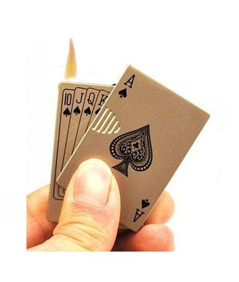 Shop Zone Card Style Poker Lighter