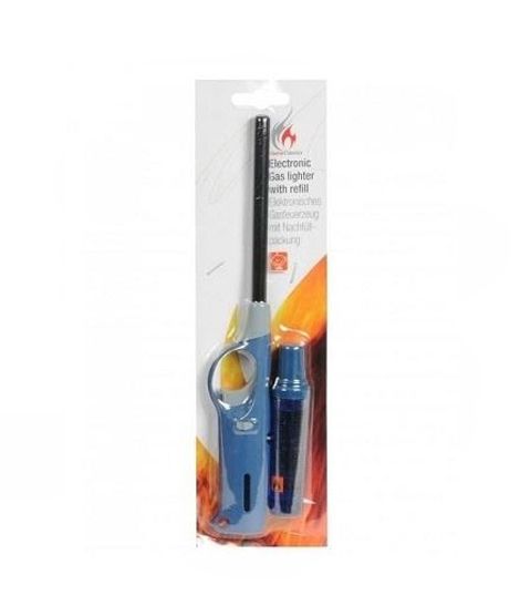 Shop Zone Gas Lighter with Refilling Blue