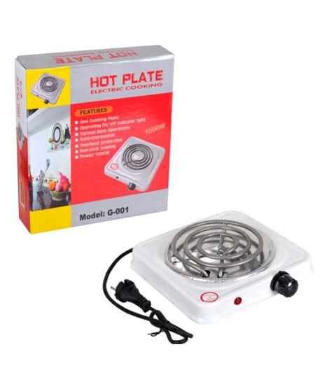 iShopping - ShopEasy 1000W Electric Stove Mini Hot Plate White