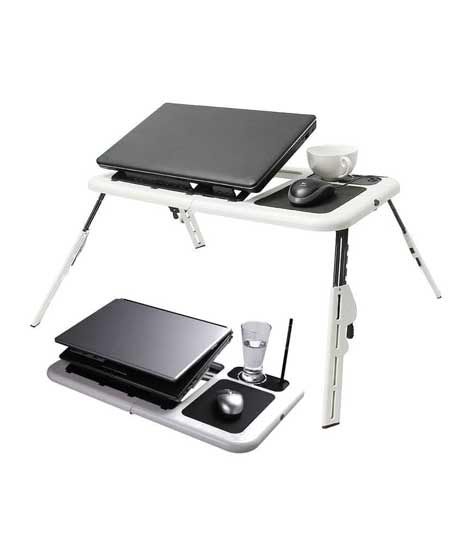 iShopping - ShopEasy Folding Laptop Table With 2 USB Cooling Fans