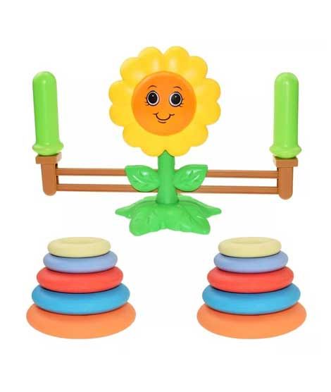 iShopping - ShopEasy Rings Weight Sunflower Learning Balance Educational Toy