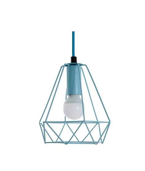 Premier Home Beli Metal Wire Pendant Light - Blue (2502158)