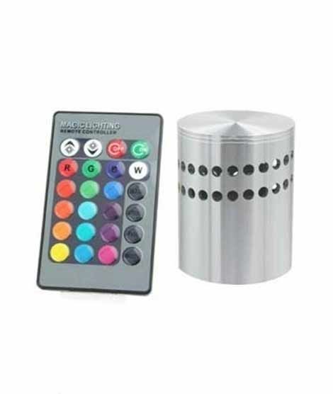 Smart Accessories Spiral RGB LED Light With Remote Multi