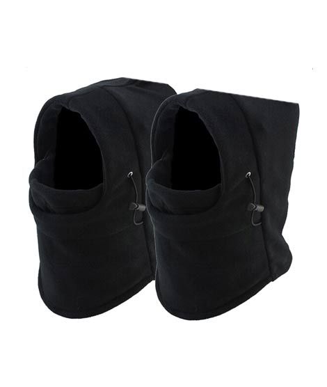 iShopping - ShopEasy 6 In 1 Snood Hood Neck Hat For Unisex - Pack Of 2 Pcs