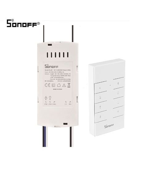 iShopping - Sonoff IFan 03: Wi-Fi Ceiling Fan & Light Controller