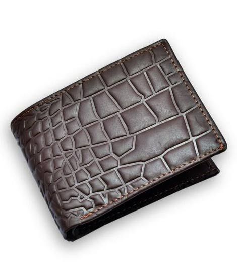 iShopping - Xaroosha Spider Texture Wallet for Mens Brown