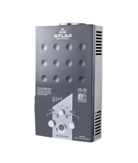 iShopping - Atlas Stainless Steel Instant LPG Gas Geyser 10 Ltr