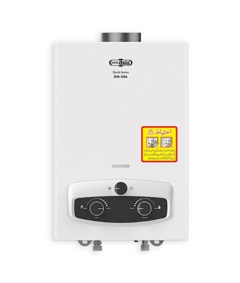 iShopping - Super Asia Instant Gas Water Geyser 6LTR (GH-206)