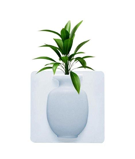 iShopping - The Emart Sticky Wall Vase Flower Pot