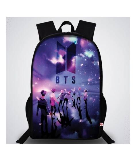 iShopping - Traverse BTS Printed School Bag For Unisex (T346TWH)