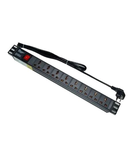 iShopping - Techtrix System 19" Rack Mount 8 Port Multi Socket Bull Pdu