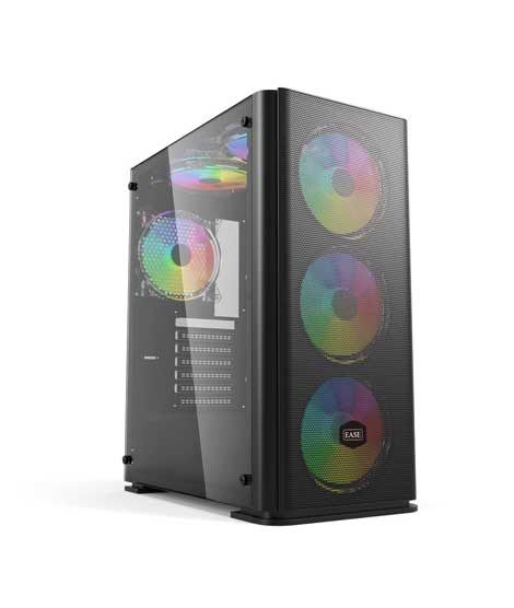 iShopping -  Tempered Glass ATX Gaming Case EASE (EC144B)