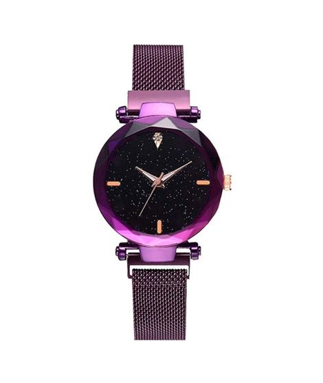 iShopping - The Rubian Store Ladies Magnetic Watch Purple