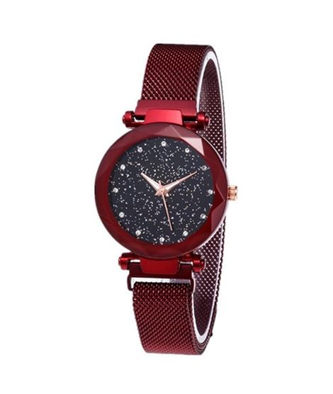 iShopping - The Rubian Store Ladies Magnetic Watch Red