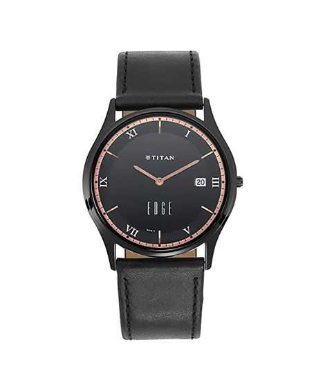 Titan Edge Unisex Watch Black (1683NL02)