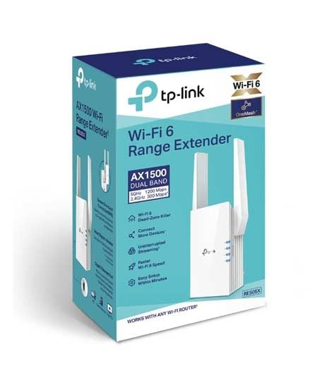 iShopping - TP-Link AX1500 Wi-Fi Range Extender (RE-505X)