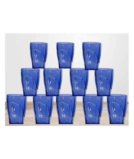 TPWfamily Acrylic Water Glasses Pack Of 12 (Deal 4)