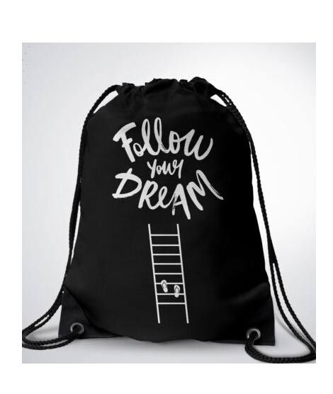 Traverse Follow Your Dreams Digital Printed Drawstring Bag (T516DRSTR)