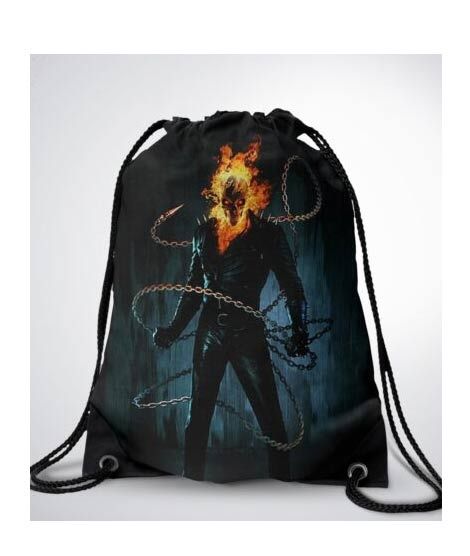 iShopping - Traverse Ghost Rider Digital Printed Drawstring Bag (T547DRSTR)