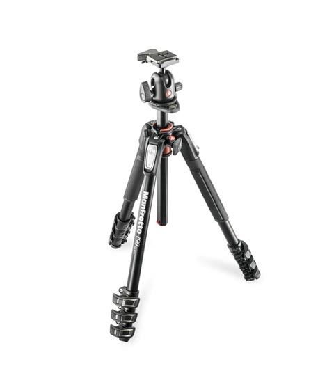 iShopping - Manfrotto 4-section Aluminium Tripod With 496RC2 Ball Head Black (190XPRO4-BH)