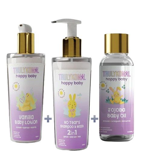 iShopping - Truly Komal Baby Shampoo + Baby Oil + Baby Lotion - Pack Of 3