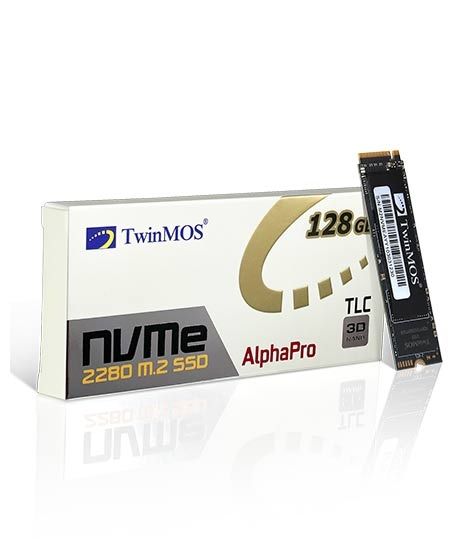 TwinMOS 128GB NVMe M.2 2280 Solid State Drive (NVMeDGBM280)