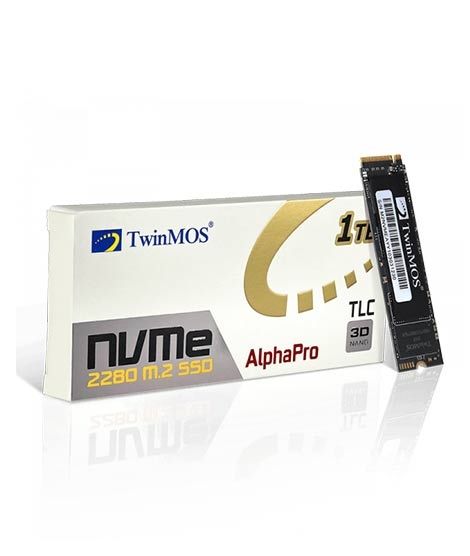 TwinMOS 1TB NVMe M.2 2280 Solid State Drive (NVMeGGBM280)