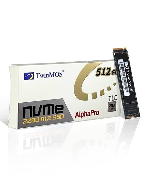 TwinMOS 512GB NVMe M.2 2280 Solid State Drive (NVMeFGBM280)