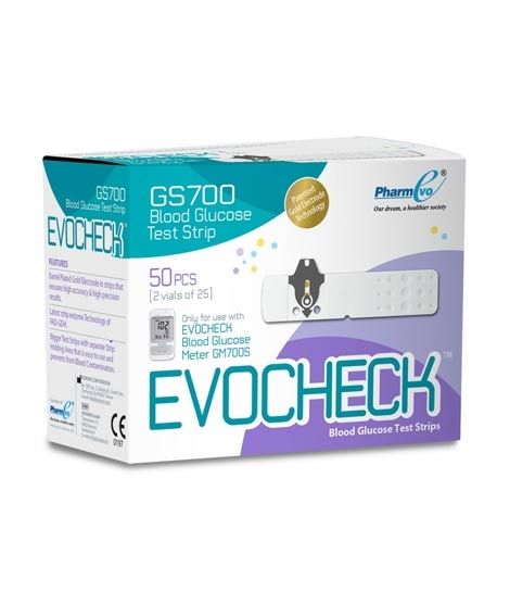 iShopping - Evocheck Blood Glucose Test Strips 50 Pcs (GS700)