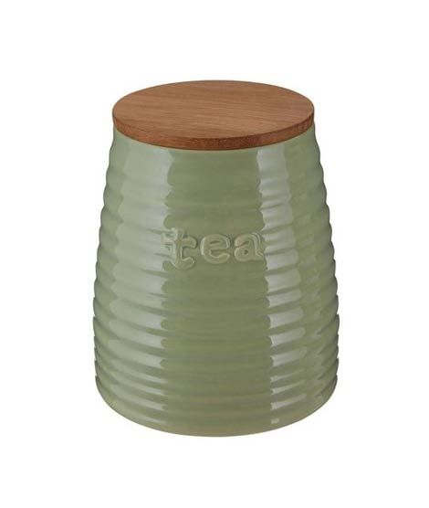 iShopping - Premier Home Winnie Tea Canister - Green (722641)