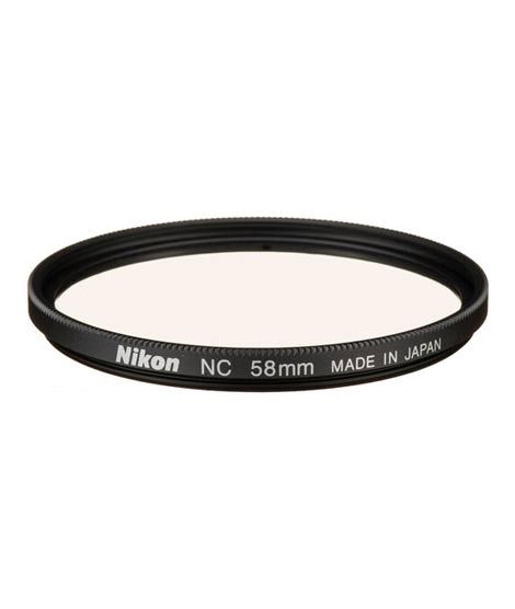 Nikon 58mm Screw On Neutral Clear Filter (FTA70101)