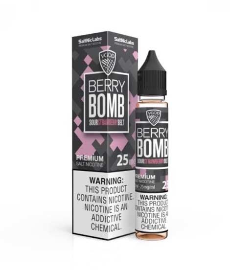 VGOD Saltnic Berry Bomb Strawberry Belt 25mg Pod Flavour 30ml