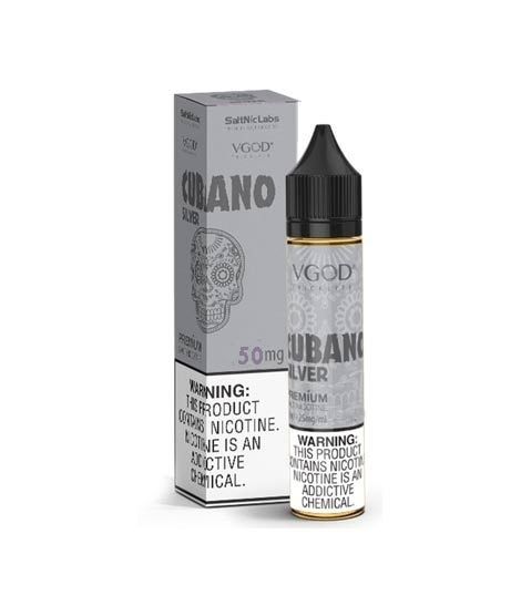 VGOD Saltnic Cubano Silver Pod Flavour 50mg