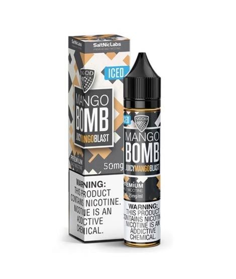 VGOD Saltnic Mango Bomb Juicy Mango Blast Iced Pod Flavour 50mg